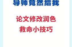 6教授都不想让你知道的降重润色神器?